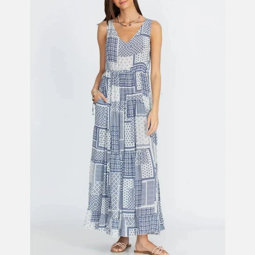 Johnny Was Pete & Greta Silk Rinit Dress $575